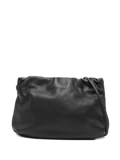 The Row Mini Tasche Leather Clutch Bag In Purple