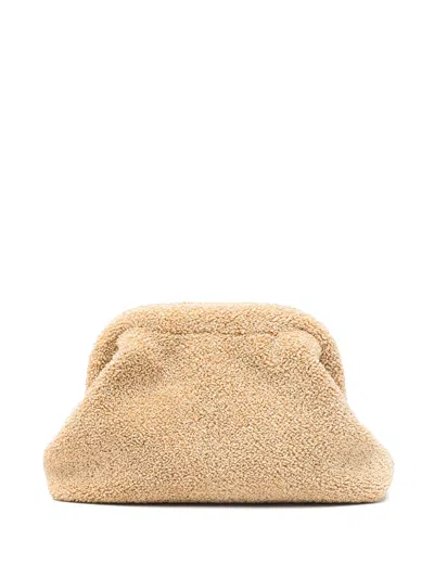 The Row Mira Clutch Bag In Nude