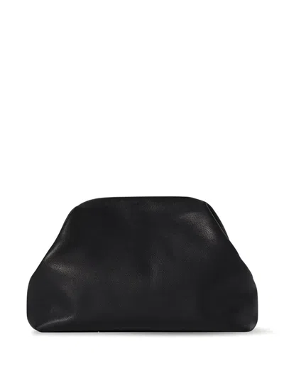 THE ROW THE ROW MIRA LEATHER CLUTCH