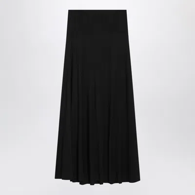 The Row Mirla Skirt In Black Jersey