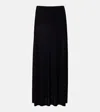 The Row Mirla Jersey Maxi Skirt In Black