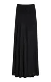 The Row Mirla Jersey Maxi Skirt In Black