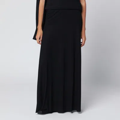 The Row Mirla Skirt In Black Jersey