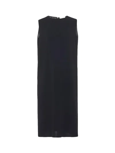 THE ROW THE ROW MIRNA DRESS BLACK