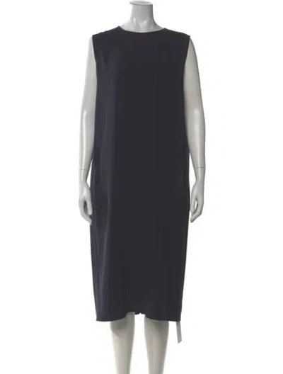 Pre-owned The Row Mirna Midi Length Dress W/ Tags In Blue