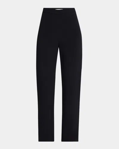 The Row Miros Straight Pants In Black