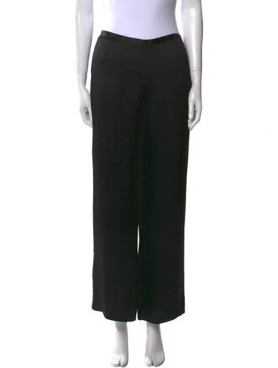 Pre-owned The Row Misa Wide Leg Pants In Black
