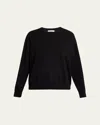 The Row Misael Cashmere Crewneck Sweater In Black