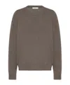 The Row Misael Cashmere Sweater In Gray