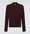 The Row Miso Wool Polo Sweater In Burgundy
