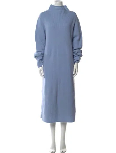Pre-owned The Row Moa Midi Length Dress W/ Tags In Blue