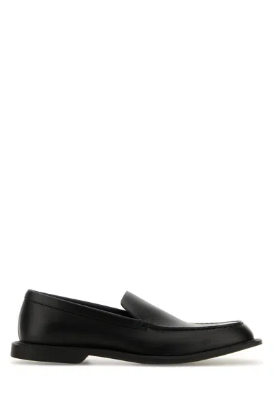 THE ROW MOCASSINI NIC IN PELLE NERA  DONNA