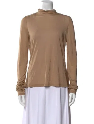 Pre-owned The Row Mock Neck Long Sleeve Sweatshirt W/ Tags In Neutral