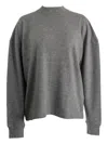 The Row Mock-neck Sweater In Gray