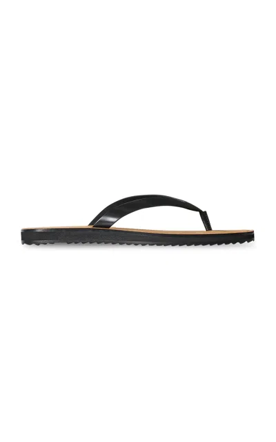 The Row Dune Classic Ginza Flip Flop In Black