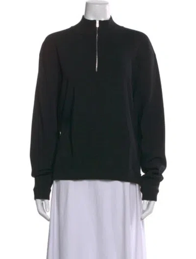 Pre-owned The Row Molly Merino Wool Sweater In Black