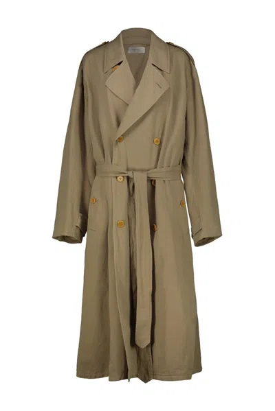 The Row Montrose Belted Coat In Beige