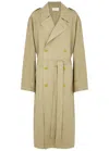 The Row Montrose Cotton-blend Trench Coat In Beige