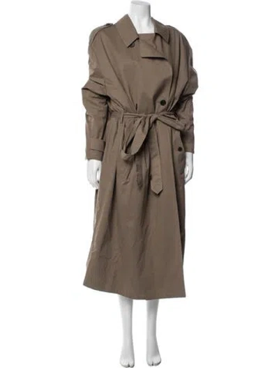 Pre-owned The Row Montrose Trench Coat In Neutral