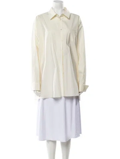 Pre-owned The Row Moon Long Sleeve Tunic W/ Tags In Neutral