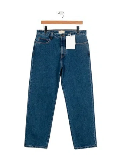 Pre-owned The Row Morton Jean Straight Leg Jeans In Blue