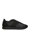 The Row Velvet Adjustable Sneakers Suede Finish