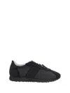 The Row Velvet Adjustable Sneakers Suede Finish