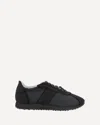 The Row Velvet Adjustable Sneakers Suede Finish