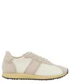 The Row Moveo Fray Detail Sneaker In Neutral