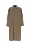 The Row Mud Cotton Riku Trench Coat In Brown