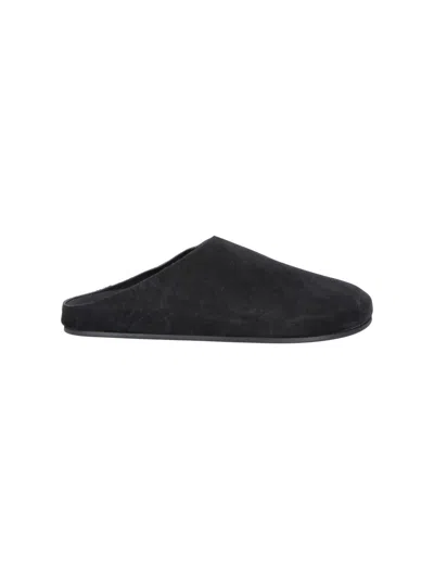 The Row Mules "hudson" In Black