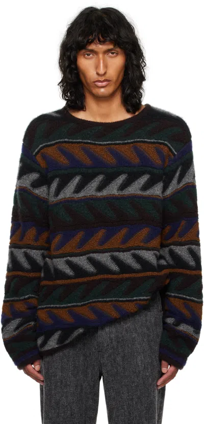 The Row Multicolor Bakou Sweater In Mwa Multi Walnut/ant
