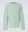 The Row Mumford Wool-blend Sweater In Green