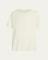 The Row Nadina Oversized Short-sleeve Top In Light Sage