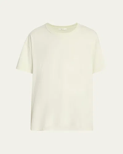 The Row Nadina Oversized Short-sleeve Top In Light Sage