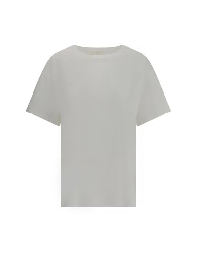 The Row Nadina Loose Fit T-shirt In White