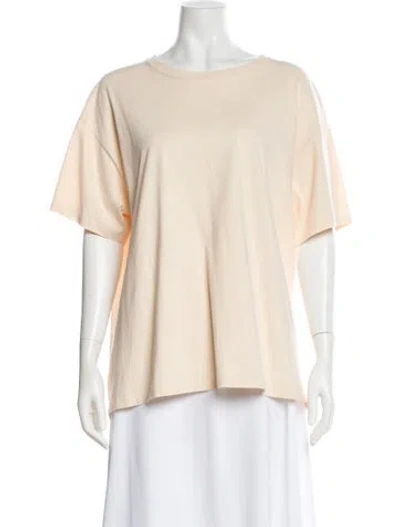 Pre-owned The Row Nadina Top Crew Neck T-shirt In Neutral