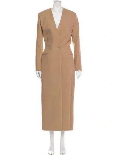 Pre-owned The Row Nadine Coat Nylon Trench Coat In Neutral