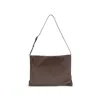 The Row Nu Twin Crossbody In Lux Grained Calfskin In Brown