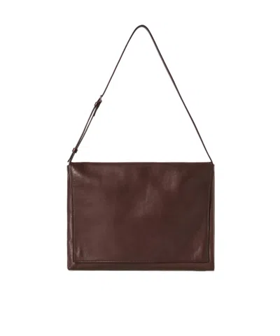 The Row Nan Shoulder Bag In White