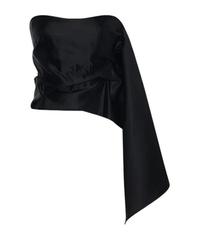 The Row Nana Top In Black