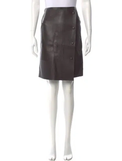 Pre-owned The Row Narai Skirt Knee-length Skirt In Brown
