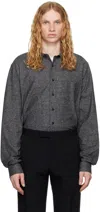 The Row Navy Cardiff Shirt In Nvy Navy