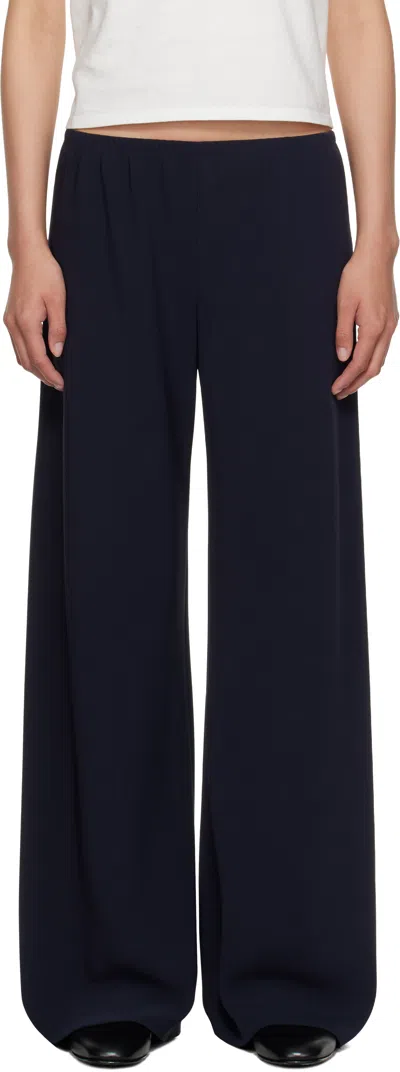 The Row Navy Gala Trousers