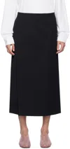 THE ROW NAVY KAVI MIDI SKIRT