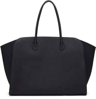 The Row Navy Marlo Bag In Mids Midnight Ans