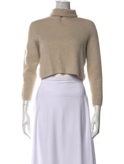 Pre-owned The Row Nenette Turtleneck Sweater In Neutral