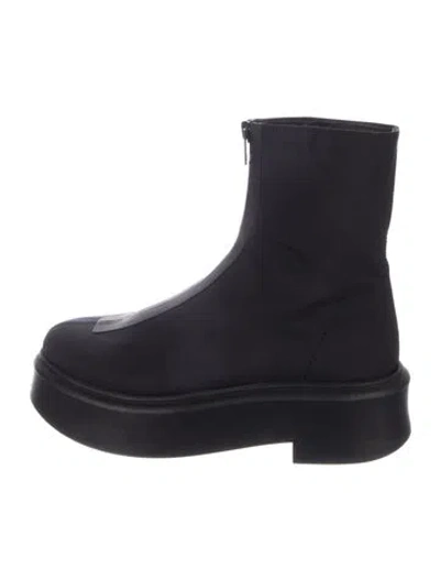 Pre-owned The Row Neoprene Chelsea Boots In Blue