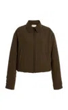 The Row Nerys Cropped Jacket In Neutral