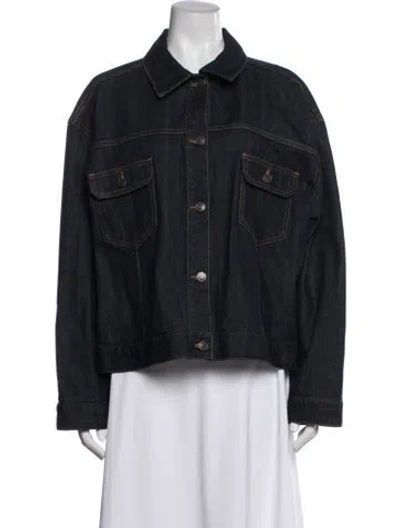 Pre-owned The Row Ness Denim Jacket In Blue